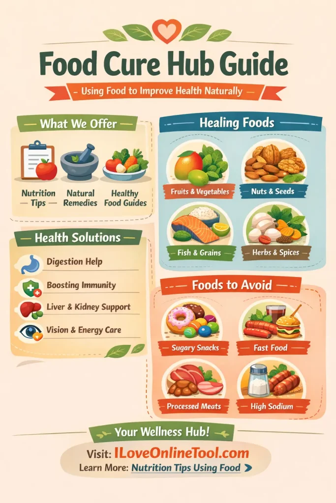 food cure hub guide for natural nutrition and healing foods