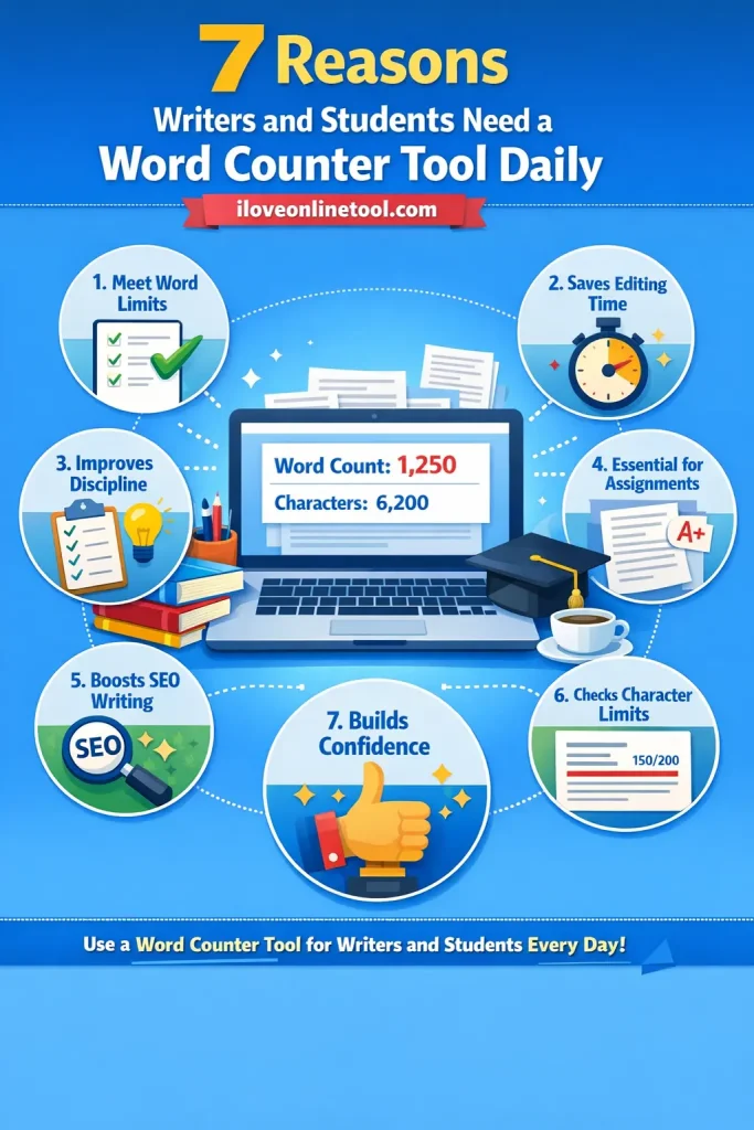 Word counter tool students use for essay writing