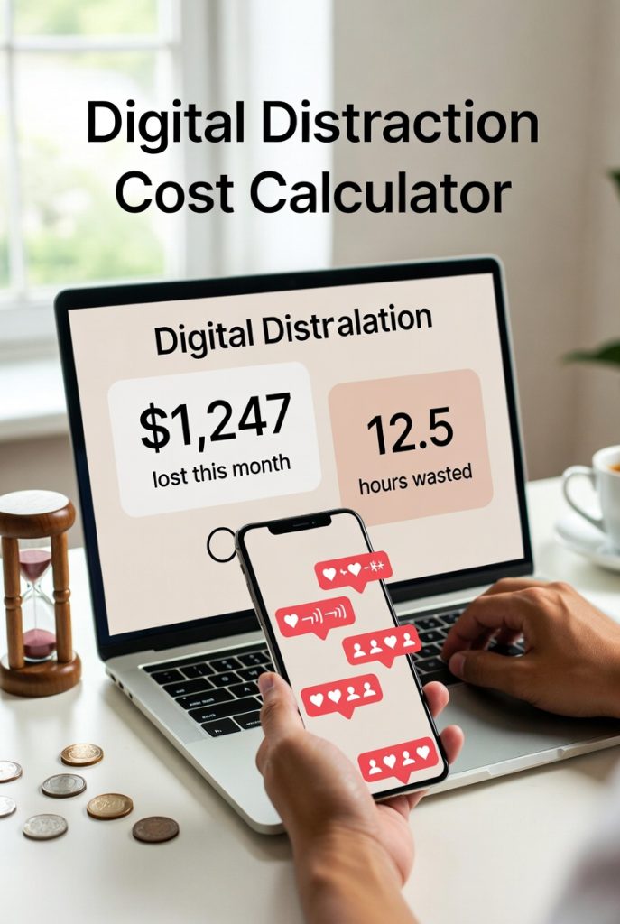 Digital Distraction Cost Calculator