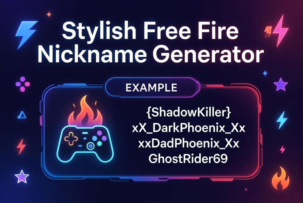 Stylish Free Fire Nickname Generator