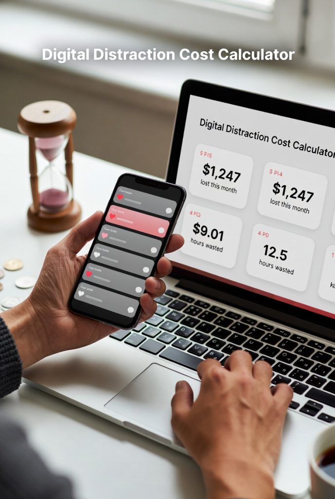 Digital Distraction Cost Calculator